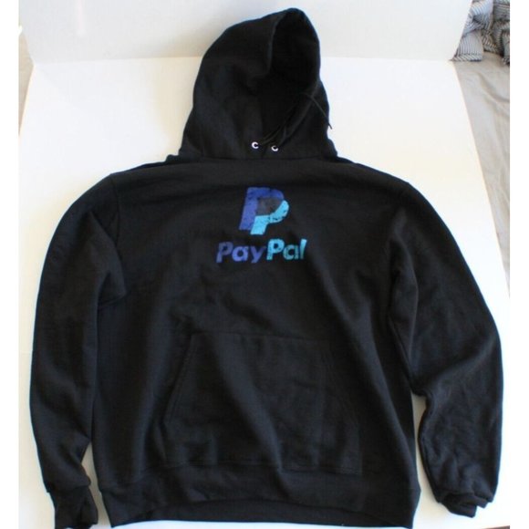 PayPal Logo Hoodie Men's Large - Picture 1 of 3
